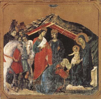 Duccio di Buoninsegna Adoration of the Magi (mk08) Sweden oil painting art